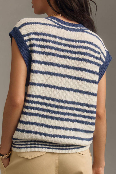 'Dwyn' Button Down Sweater Vest - Celes Fashion